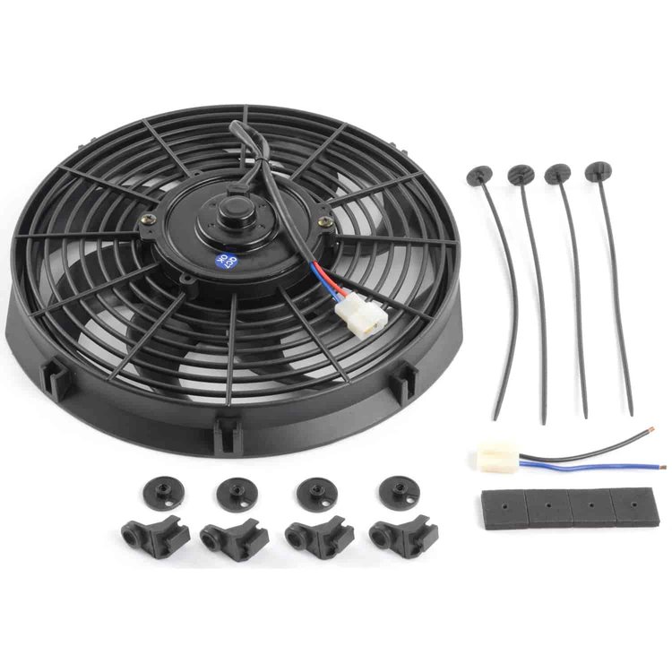 Universal 12V Electric Fan 12"