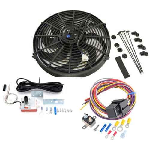 Electric Fan Kit 14" Curved Blades Includes: