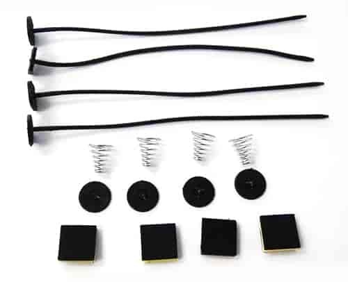 COOLING FAN PLASTIC MOUNTING TIES W/STEEL SPRINGS