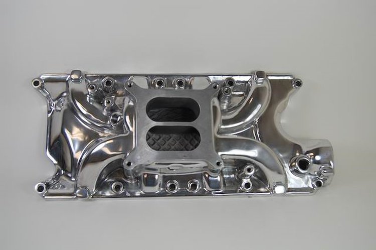 R1109POL Intake Manifold, SBF 289-302 Square Bore – Polished