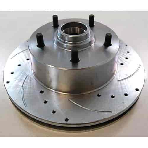 64-72 GM AFX BODY HIGH PERFORMANCE DISC BRAKE CONVERSION KIT DRILLED ROTORS