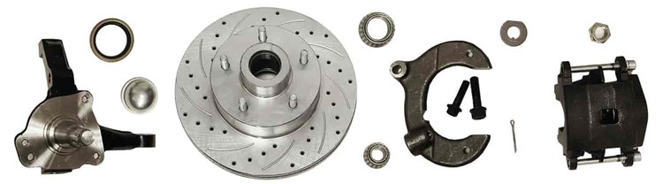 MUSTANG II BRAKE KIT STOCK HEIGHT W/11 ROTOR / 4.50 BOLT PATTERN