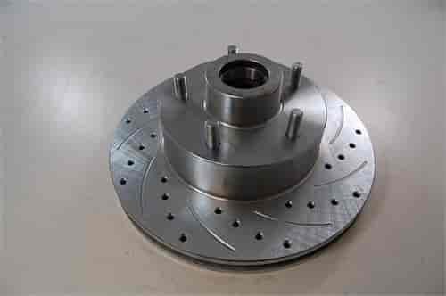 ROTOR 11 GRANADA/CHEVY 1 X 7/16 STUD 5X4-3/4 SLOTTED/DRILLED LEFT SIDE