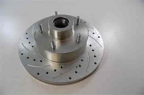 ROTOR 11 GRANADA/CHEVY 1 X 7/16 STUD 5X4-3/4 SLOTTED/DRILLED RIGHT SIDE