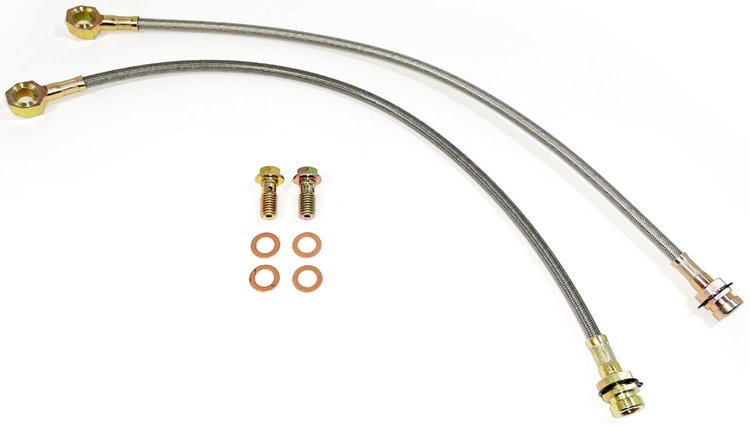 Front Brake Caliper Hose Kit [Stainless]