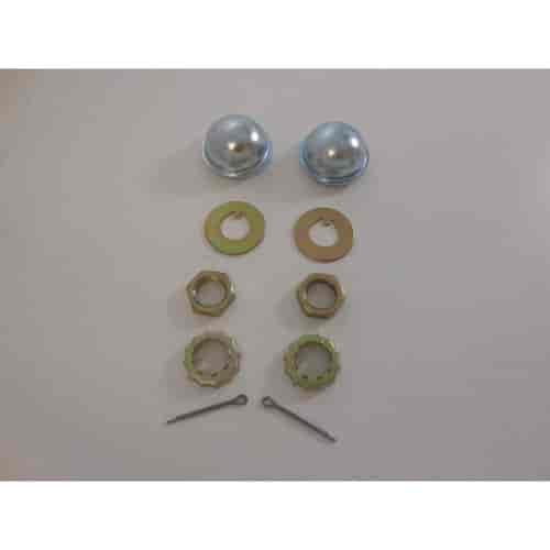 MUSTANG REPLACEMENT SPINDLE NUTS / DUST CAP KIT