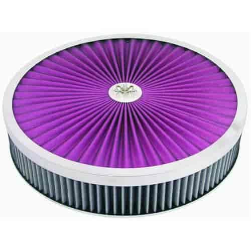 Round Super Flow Air Cleaner Set 14" x 3"