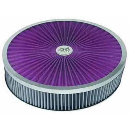 Round Super Flow Air Cleaner Set 14" x 3"