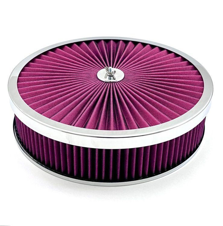 Round Super Flow Air Cleaner Set 14" x 3"