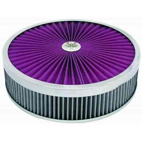 Round Super Flow Air Cleaner Set 14" x 3"