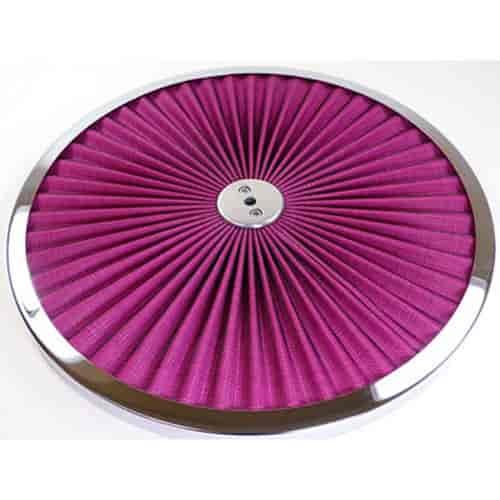 Round Super Flow Filter Air Cleaner Top 14" Diameter