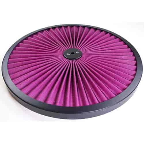 Round Super Flow Filter Air Cleaner Top 14" Diameter