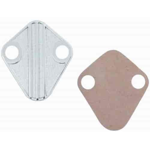 Fuel Pump Block-Off Plate Big Block Chevy V8