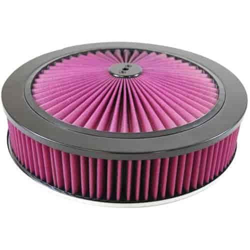 Round Top Flow Air Cleaner Kit 14" x 3"