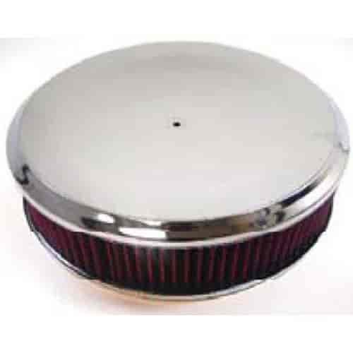 Deep Dish Style Steel Air Cleaner Set 14" x 3"
