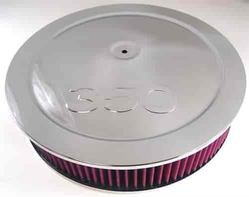 Round Muscle Car Style Top Air Cleaner Set 14" x 3"
