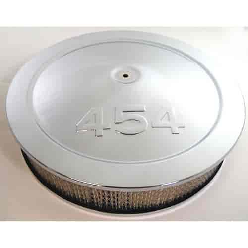 Round Muscle Car Style Top Air Cleaner Set 14" x 3"