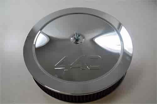 Round Muscle Car Style Top Air Cleaner Set 14" x 3"