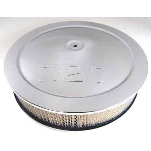 Round Muscle Car Style Top Air Cleaner Set 14" x 3"