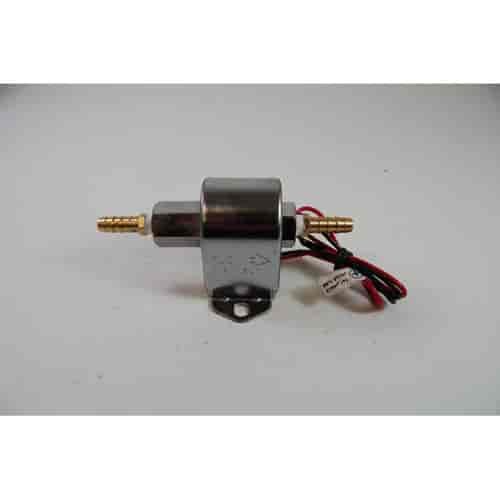 LIGHT DUTY ROUND ELECTRIC FUEL PUMP - CHROME