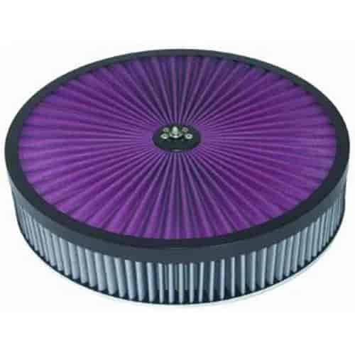 Round Super Flow Air Cleaner Set 14" x 3"