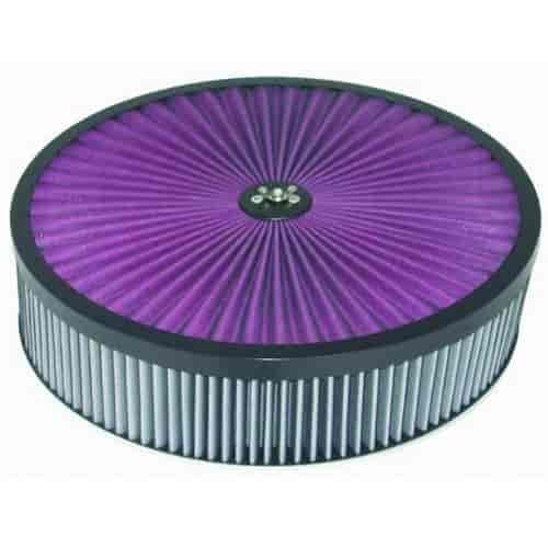 Round Super Flow Air Cleaner Set 14" x 4"