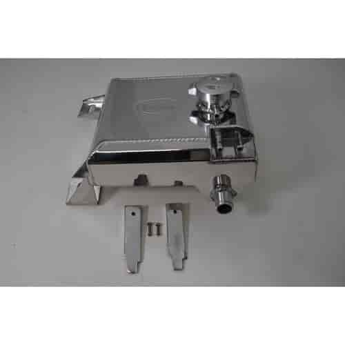 FABRICATED ALUM SURGE TANK 5.3PINTS/84OZ - POLISHED