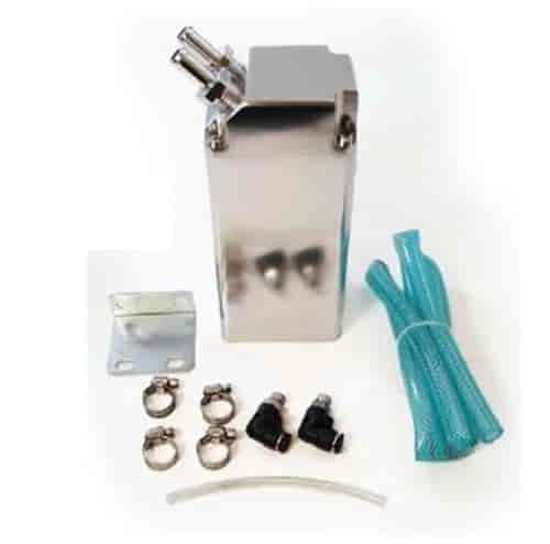 BILLET ALUM SQUARE OIL CATCH TANK 1.6 PINTS/26 OZ