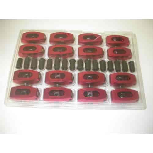 ALUM ROLLER ROCKER ARMS 1.6 7/16 KIT RED