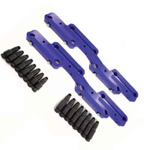 STUD GIRDLE KIT FORD 289-302 351W 7/16 STUDS - RED