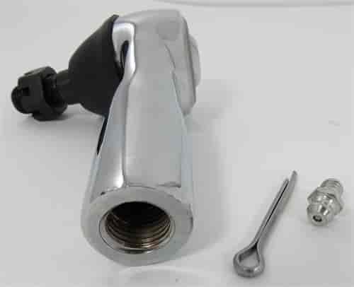 MUSTANG II TIE ROD END DLE-9HOLE -CHROME FINISHED