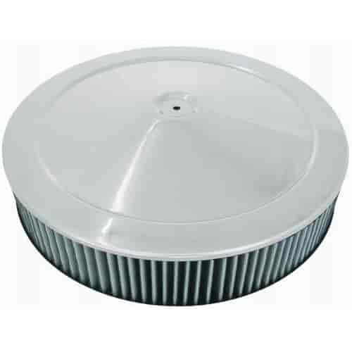 Round Muscle Car Style Top Air Cleaner Set 14" x 3"