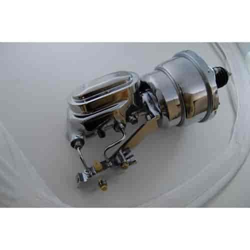 POWER BRAKE BOOSTER KIT-7 DUAL CHROME