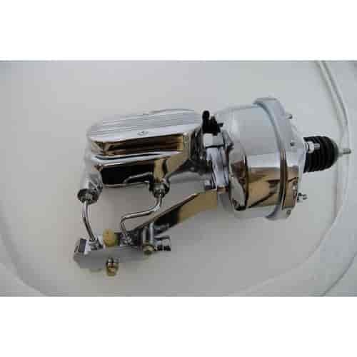 POWER BRAKE BOOSTER KIT-7 SINGLE CHROME