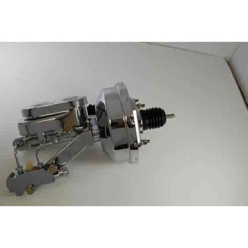 POWER BRAKE BOOSTER KIT-8 SINGLE CHROME