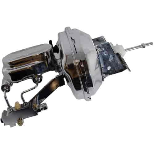 POWER BRAKE BOOSTER KIT-9 SINGLE CHROME
