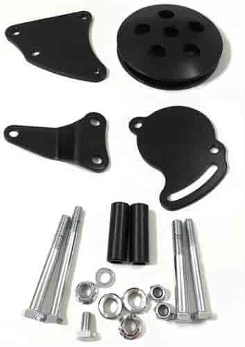 Type II Power Steering Bracket with Pulley Small Block Chevy