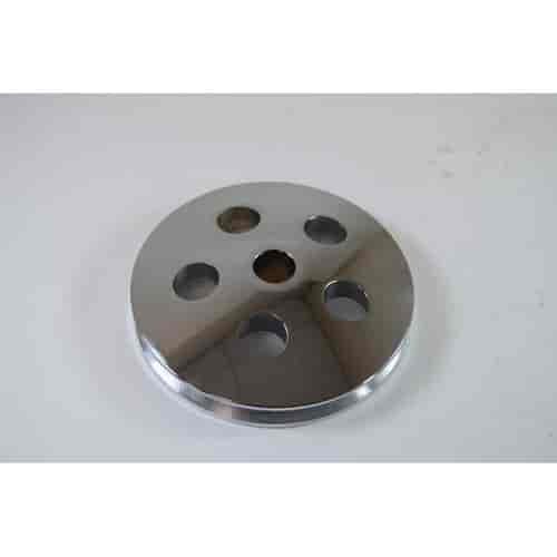 TYPE II POWER STEERING PUMP PULLEY - CHROME