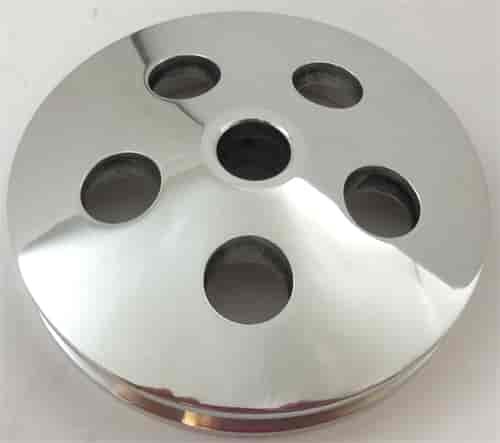 TYPE II POWER STEERING PULLEY - POLISHED