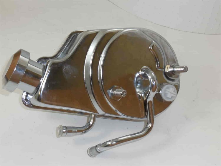 POWER STEERING PUMP - CHROME