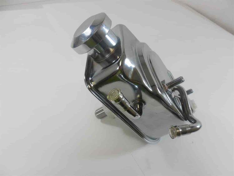 GM POWER STEERING PUMP - CHROME