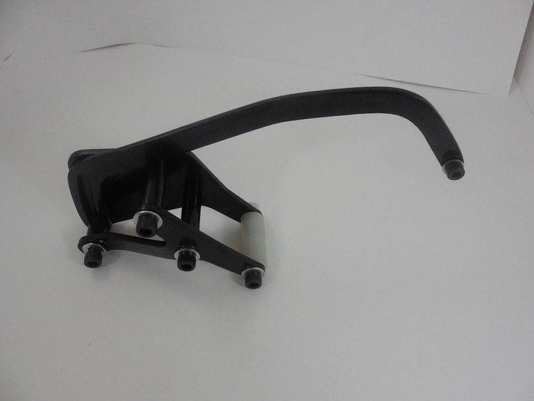 R3780BK Alternator Bracket, SBC Upper Mount Driver Side SWP – Black