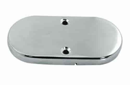 Chrome Aluminum Brake Master Cylinder Cover [Smooth]
