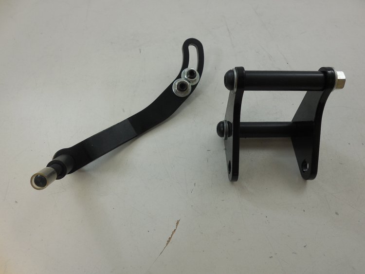 SAGINAW ADJUSTABLE POWER STEERING BRACKET - BLACK