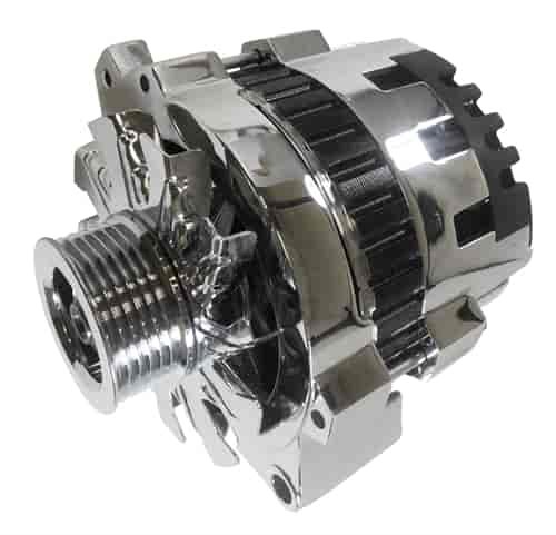 CHEVY / GMC LT TK SERIES CHROME ALTERNATOR- FIT TRUCK 87-93 GS VANS87-91 SUB 90-91