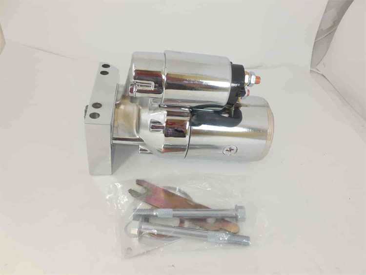 Chrome Aluminum GM SB Chevy / BB Chevy Gear Reduction Starter - 1.6 HP