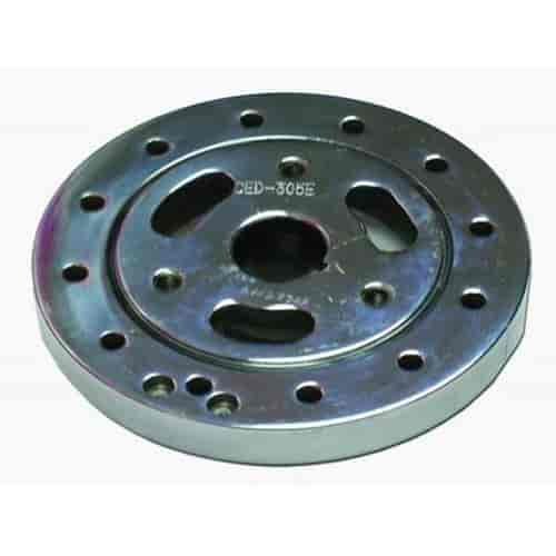 Chrome 1955-87 SB Chevy 262-350 OEM Damper - 6 1/4