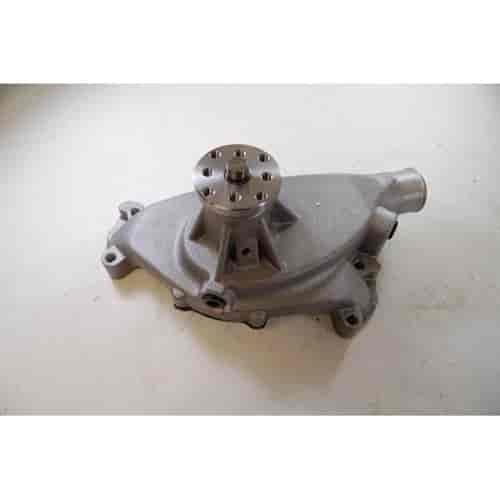 ALUM BB CHEVY SHORT HIGH VOLUME WATER PUMP SATIN