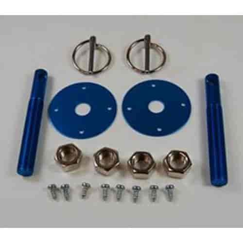 Aluminum Hood Pin Kit 3/16" Hair Pin