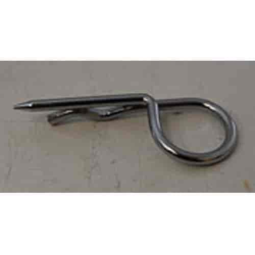 Chrome Hood Pin Clip 3/16" Hair Pin